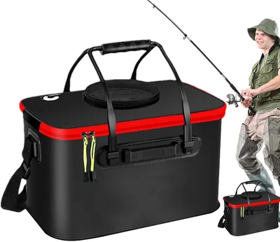 Produktbild von Tragbarer, faltbarer Angeleimer aus EVA für Fische, wasserdicht, für Reisen im Freien und zum Wandern