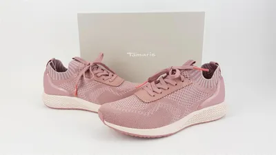 Produktbild von Tamaris Damen Sneaker in Rosa aus Textil-Synthetik-Mix mit 3,0 cm Absatzhöhe