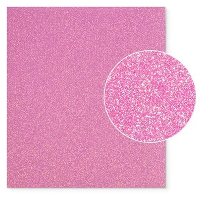Produktbild von Plottermarie Plotterfolie Mega Glitter für kreative Veredelungen – Plotterfolie für Textildruck, T-Shirts, Baumwolle, Polyester, DIY & Spezialeffekte 32 x 50 cm - 996 Holo Pink