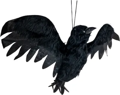 Produktbild von Schwarzer flügelschlagender Rabe Animierte Halloween Deko