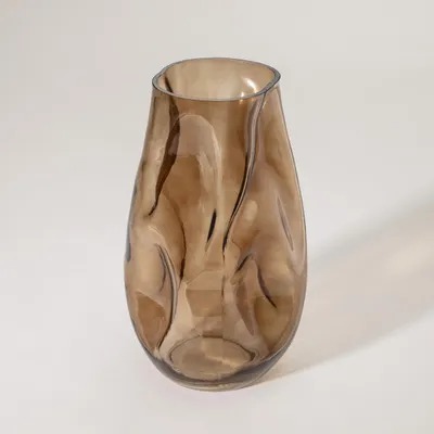 Zdjęcie produktu dla Wazon Bronze Wave II 13x13x26 cm