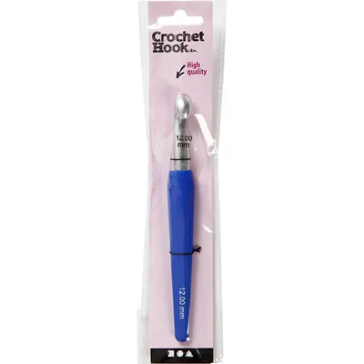 Produktbild von Häkelnadel, Nr. 12 , L 16 cm, Blau, 1Stck, Grifflänge: 10,7 cm