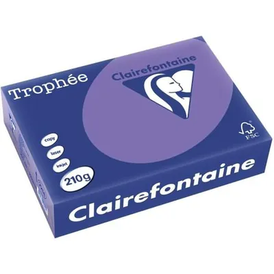 Zdjęcie produktu dla Clairefontaine Trophee 2214C Papier fioletowy 210 g/m² DIN-A4 – 250 arkuszy