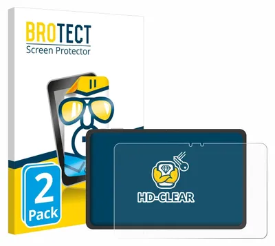 Produktbild von 2x Für VALE V12E-LTE-8128 Schutzfolie BROTECT Displayschutz Display Schutz Folie Klar Transparent