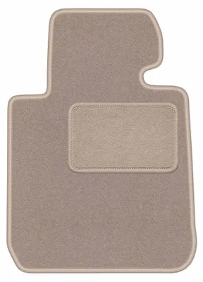 Image de Tapis conducteur en moquette pour BMW 2 F23 2014-2022 (cabriolet) – 1 pièce, beige, sur mesure – Wielganizator LUX