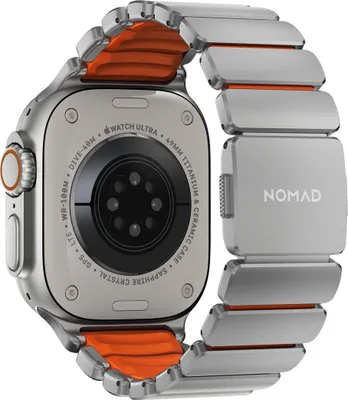 Produktbild von Nomad Stratos Band, Band, Smartwatch, Natürlich/Natur, Apple, Ultra 1-11 and SE, Titan