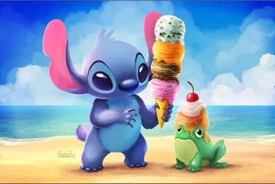 Produktbild von Malerei BY NUMBERS WITH FRAME Bilder zum Malen - Stitch Disney 50x40 cm