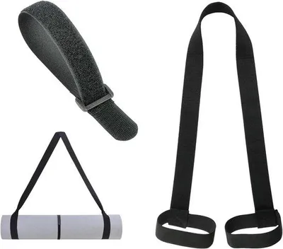Immagine prodotto di Cinghia per tappetino da yoga in cotone, antiscivolo, regolabile, comoda