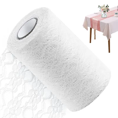 Zdjęcie produktu dla Solidchoice - Elegancka obrusowa serweta z delikatnej koronki, idealna na specjalne okazje