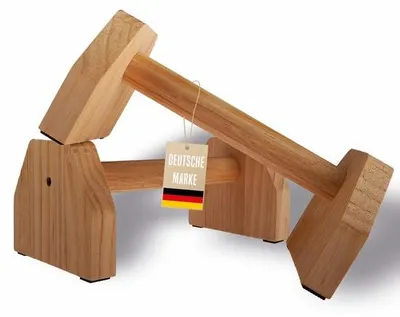 Produktbild von Liegestützgriffe – ergonomisches Holz – rutschfest – für effektives Training des Oberkörpers – ServiceTopper