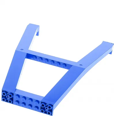 Produktbild von 1x Lego Kran Standfuß 16x4x16 blau Stütze Pfeiler Träger Baustelle 6600 2635