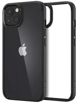 Produktbild von Spigen Ultra Hybrid, Cover, Apple, iPhone 13, 15,5 cm (6.1"), Schwarz