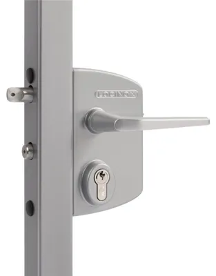 Image de Serrure applique pour portail LAKQ40U2L pour profil de 40 à 60mm - LOCINOX - LAKQ4040U2LZILVVSZMZM