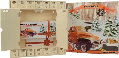 Produktbild von Mannesmann Holz-Adventskalender: 24 Überraschungen für kreative Projekte