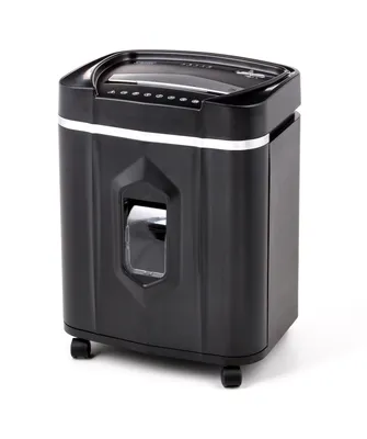Zdjęcie produktu dla Niszczarka ścinkowa do dokumentów Verotech VS-2014CC / 14 kartek / 4 x 12 mm / 21 L / P-4 / czarna