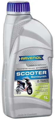 Produktbild von Ravenol Scooter 2-Takt-Mischöl 1ltr, mit Synthetik-Komponenten