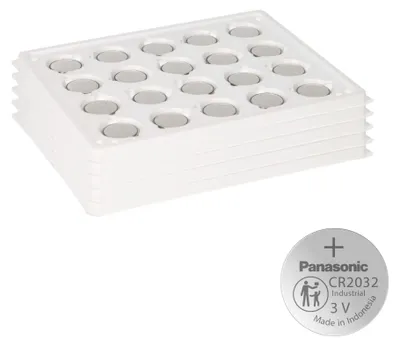 Immagine prodotto di 100x Panasonic CR2032 Batteria al litio a bottone CR2032BS Bulk