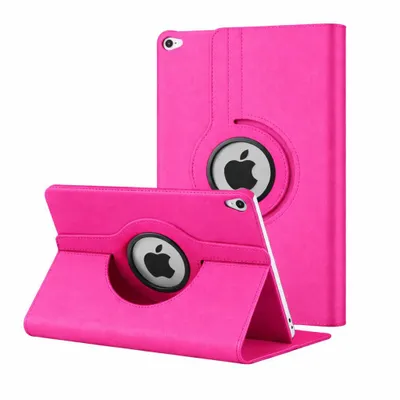 Produktbild von 360° Schutzhülle für Apple iPad Pro 12.9 Zoll (2017) 2. Generation / Apple iPad Pro 12.9" (2015) 1. Generation Tasche Hülle Drehbar Stand - PINK