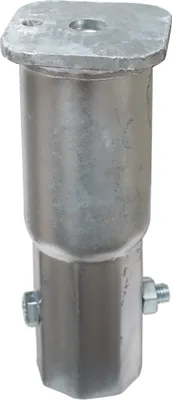 Produktbild von Schraubfundament Koppelstück Flach 63.5 x 180 mm - pro Stück