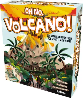 Image de Asmodee Oh no Volcano, le jeu familial passionnant et plein d'action