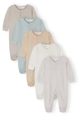 Produktbild von Minoti Strampler Baumwolle Beige Gr. 86 für Unisex