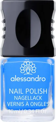 Zdjęcie produktu dla alessandro 917 Baby Blue, 10 ml, Niebieski, Baby Blue, Kolorujący, Matowy, Połysk