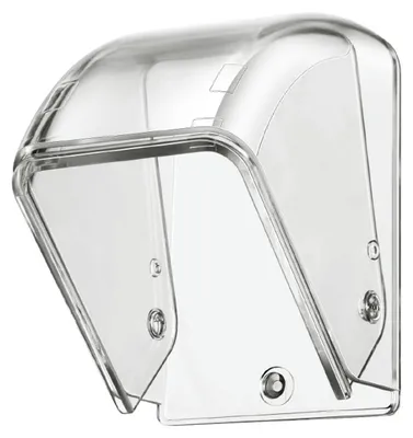Produktbild von Wasserdichte, transparente Türklingelabdeckung aus Polycarbonat – Regensichere Box für kabellose Türklingel – Einfache Installation – Zonentaste – Artikelnummer – Wetterfest