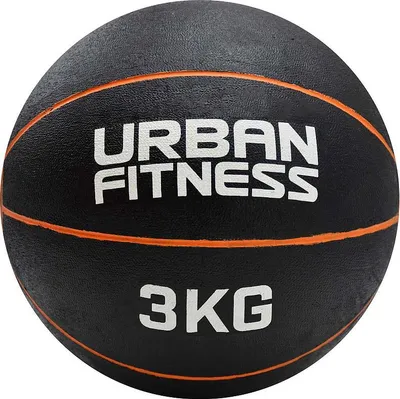 Produktbild von Urban Fitness Medizinball orange 3kg - Fitnessball für Krafttraining