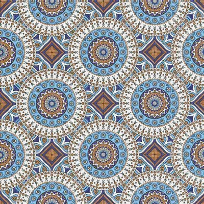 Produktbild von 20 Servietten Ethno - Antike Kreise 33x33cm