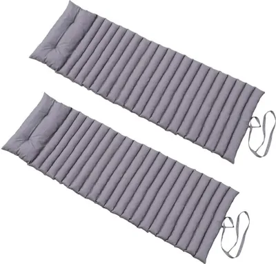Produktbild von 2er set liegematratzen 180cm anthrazitgrau - Red Deco 2x sormiou gris anthracite