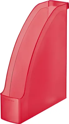 Image de Leitz 2476-00-26 Porte-revues Plus A4 givré rouge