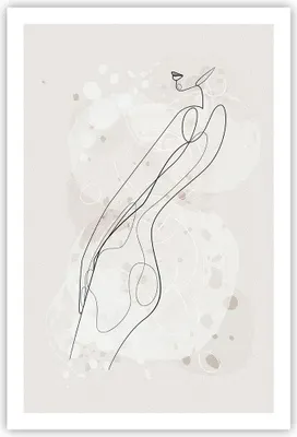 Produktbild von Poster - Poster ohne Rahmen - Minimalismus Körper Frauen - 61x91,5 cm - Wand Bild - Wanddeko - Wandbilder - Kunstposter - Wandposter - Bilder - Kunstdruck - Wanddekoration - Wandbild - P2XPA61x91-4831