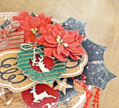 Image de Décorations de sapin de Noël Paillettes MIX 20g