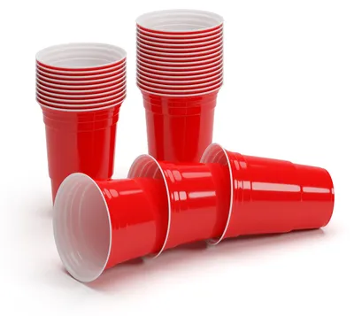 Produktbild von Nadal Classics Rote Party Becher 16 oz 473ml Trinkbecher wiederverwendbar robust