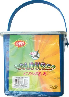 Zdjęcie produktu dla Kreda chodnikowa kolorowa 12 sztuk 6 kolorów Titanum