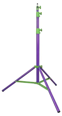Image de Support pour trépied, réglable en hauteur, structure métallique robuste, 1 pièce, 2,8 m, VERT
