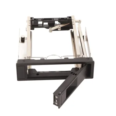 Imagen del producto de Bahía para disco duro, jaula para disco duro, soporte para discos duros, bahía de intercambio en caliente, bahía para disco duro de intercambio en caliente, carcasa para disco duro de 3.5 pulgadas, soporte de montaje para SSD