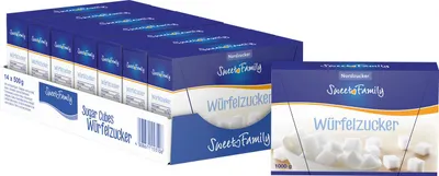 Produktbild von Sweet Family Würfelzucker 1000g (7er Pack)