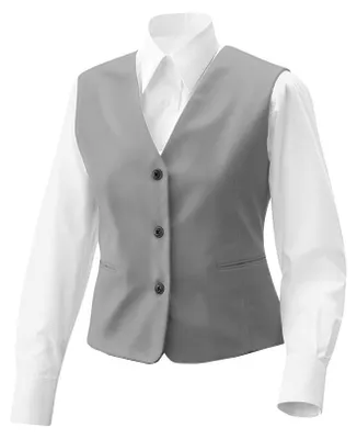 Produktbild von Damen Weste Gillette silbergrau, M : M : silbergrau : 65% Polyester 35% Baumwolle