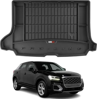 Produktbild von OMAC Gummi Kofferraumwanne für Audi Q2 2017-2025 TPE Laderaumwanne Schwarz