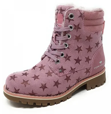 Produktbild von Tom Tailor  Kinderschuhe Mädchen Schnürstiefel Winterstiefel Rosa Freizeit, Schuhgröße:34 EU