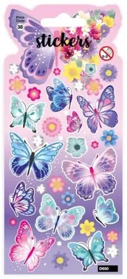 Image de Autocollants - Papillons - Cartes de vœux