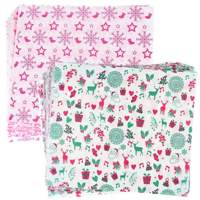 Productafbeelding van 100 Stuks Kerstwaspapier voor Voedselverpakking