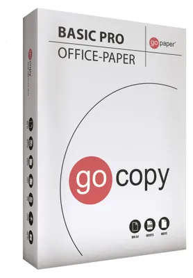 Produktbild von go copy Kopierpapier BASIC PRO 701-34509 A4 70g ws 500Bl.