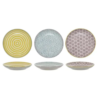 Zdjęcie produktu dla Bloomingville 21105937, Talerz obiadowy, Okrągły, Kamionka, Wielobarwny, 160 mm, 25 mm