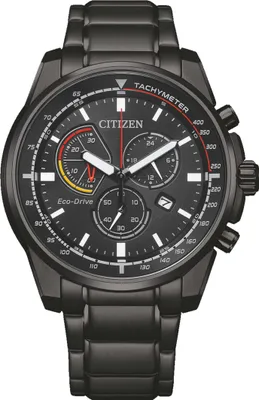 Produktbild von Citizen Eco Drive Quarzuhr für Herren aus Edelstahl, schwarz