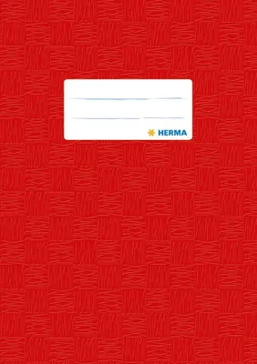 Produktbild von HERMA Heftschoner DIN A5 aus PP rot gedeckt