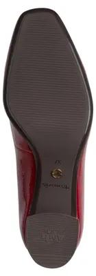 Produktbild von Tamaris Damen Pumps klassisch mit Blockabsatz matt und 1-22407-47, Größe:40 EU, Farbe:Rot