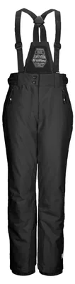 Image de Pantalon de ski/pantalon de sport pour filles Killtec, avec bavette amovible, protection de bords et imperméabilité