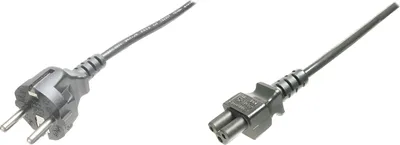 Zdjęcie produktu dla Digitus Niemiecki przewód połączeniowy do sieci elektrycznej, 1,8 m, CEE7/7, IEC C5, H05VV-F3G, 250 V, 10 A